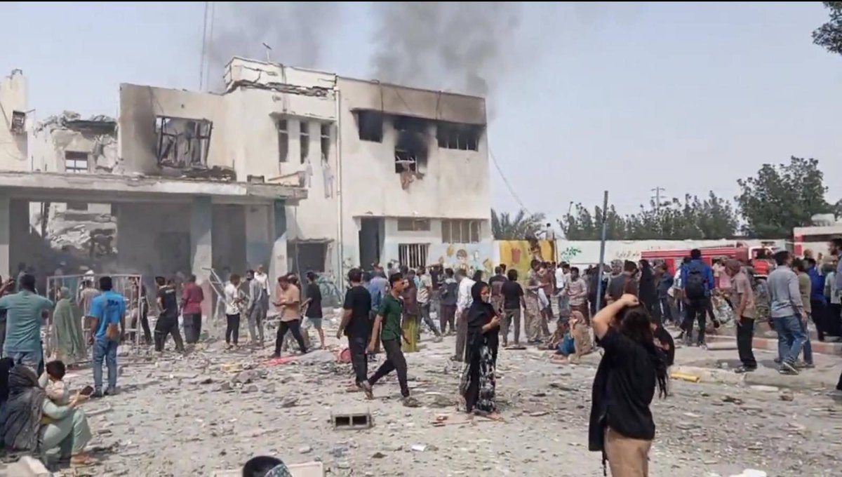 Iran girls school affected during conflict